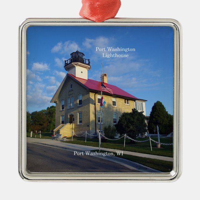 Port Washington Lighthouse ornament (Front)
