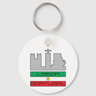 Porta-chaves Monumentos de Lisboa-Portugal Key Ring
