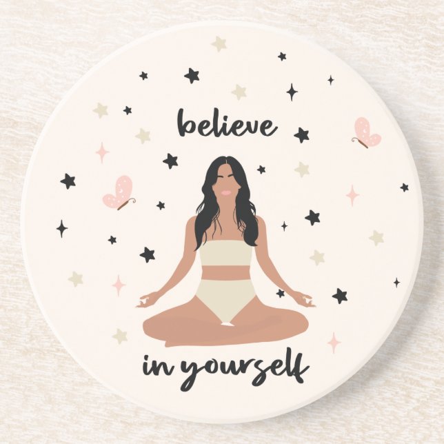 Porta copo Believe in Youself Coaster (Front)