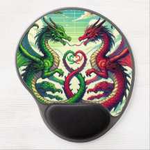 PORTA MOUSE DANCING DRAGONS
