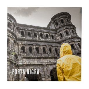 Porta Nigra in Trier Rhineland Palatinate Germany Ceramic Tile