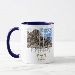 Porta Nigra in Trier vintage Moselle Souvenir Mug