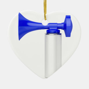 Portable air horn ceramic ornament
