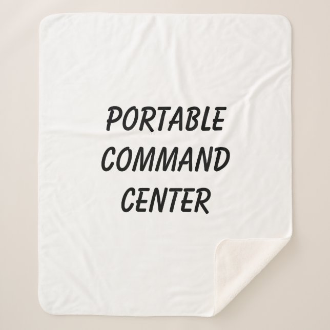 Portable command center blanket (Front)