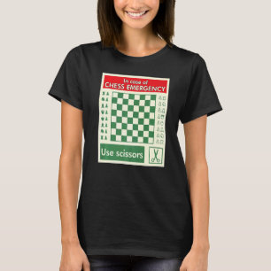 Portable Emergency Travel Chess Board 1 T-Shirt