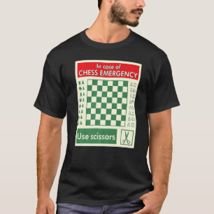 Portable Emergency Travel Chess Board  1 T-Shirt