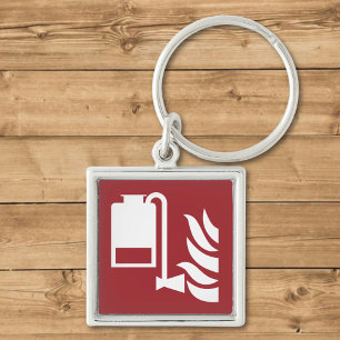 Portable Foam Applicator Unit Safety Sign Key Ring