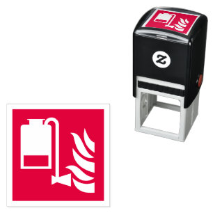 Portable Foam Applicator Unit Safety Sign Self-inking Stamp