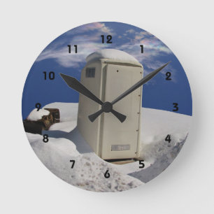 Portable Potty ~ Clock