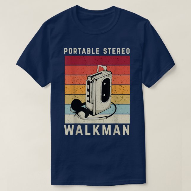 Portable Stereo Walkman Musical Music 2213 T-Shirt (Design Front)