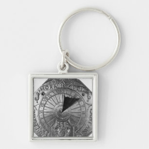 Portable Sundial, from Sierk Castle  1756 Key Ring