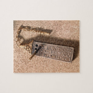 Portable sundial, silver and gold, 10th century (d jigsaw puzzle