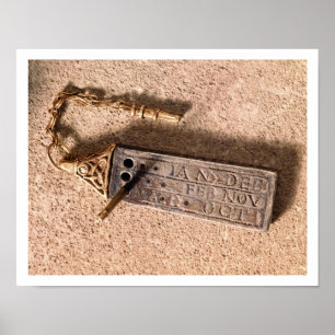 Portable sundial, silver and gold, 10th century (d poster