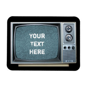 Portable Television with Static Magnet