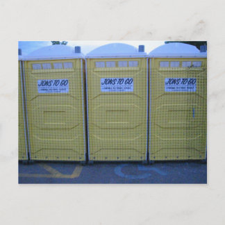 Portable Toilets Postcard