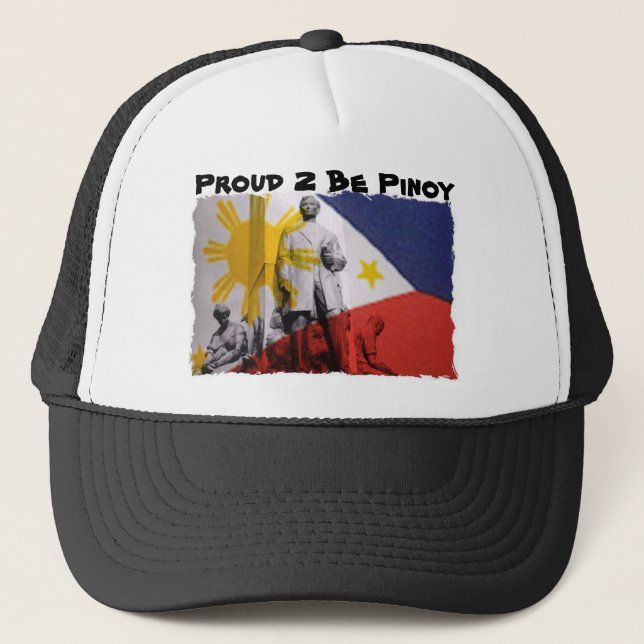 portada_01, Proud 2 Be Pinoy Trucker Hat (Front)