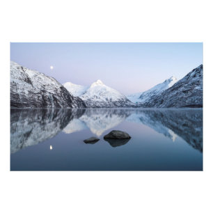 Portage Lake Twilight Photo Print