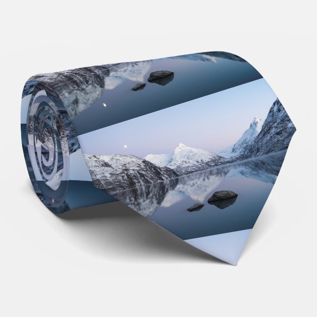 Portage Lake Twilight Tie (Rolled)