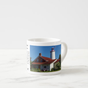 Portage River Lighthouse espresso mug