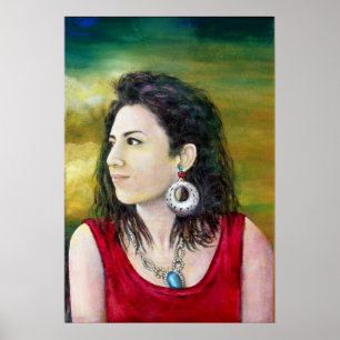 PORTAIT OF YOUNG WOMAN POSTER