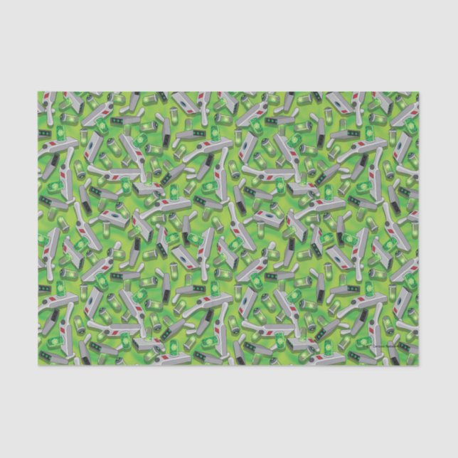 Portal Gun Pattern Tissue Paper (Front)