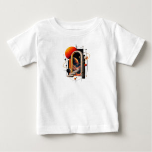 Portal – Minimalist Geometric Abstract Art Baby T-Shirt