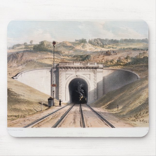 Portal of Brunel's box tunnel near Bath Mouse Pad (Front)