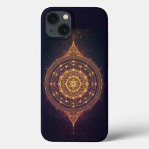 Portal of the Infinite Light – A Sacred Mandala iPhone 13 Case