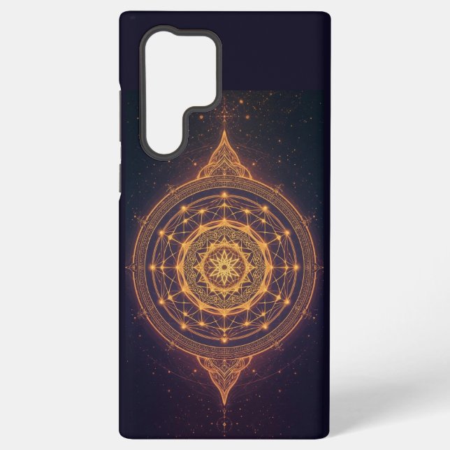 Portal of the Infinite Light – A Sacred Mandala Samsung Galaxy S22 Ultra Case (Back)