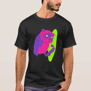 Portal Panda Skateboard Cute Funny Vibrant Graphic T-Shirt
