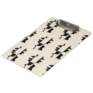 Porte-bloc "Abstrait Dual Face" Clipboard