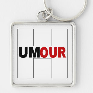 Porte-clé carré Premium  DESIGN HUMOUR Key Ring
