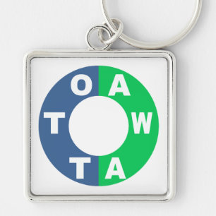 Porte-clé carré Premium DESIGN OTTAWA Key Ring