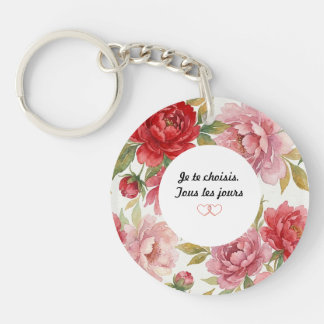 Porte-clé Couple – Deux regards, une histoire Key Ring