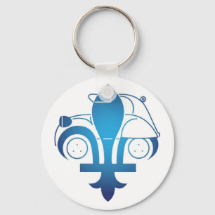 Porte-clé logo forum citroen2cvquebec key ring