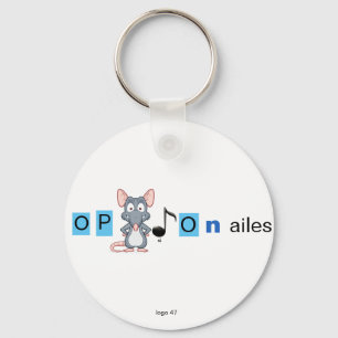 Porte-clé monogramme key ring