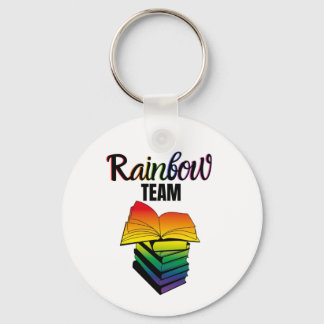 Porte Clé Rainbow Team Key Ring