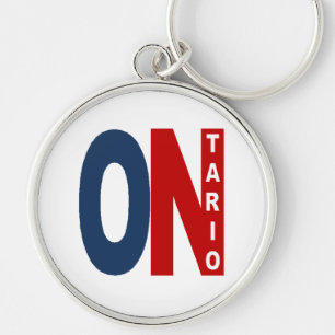 Porte  clé rond Premium ONTARIO Key Ring