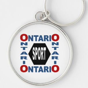 Porte clé rond Premium ONTARIO SPORT Key Ring