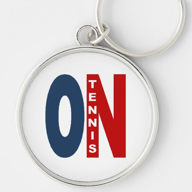 Porte clé rond Premium  ONTARIO TENNIS Key Ring (Front)