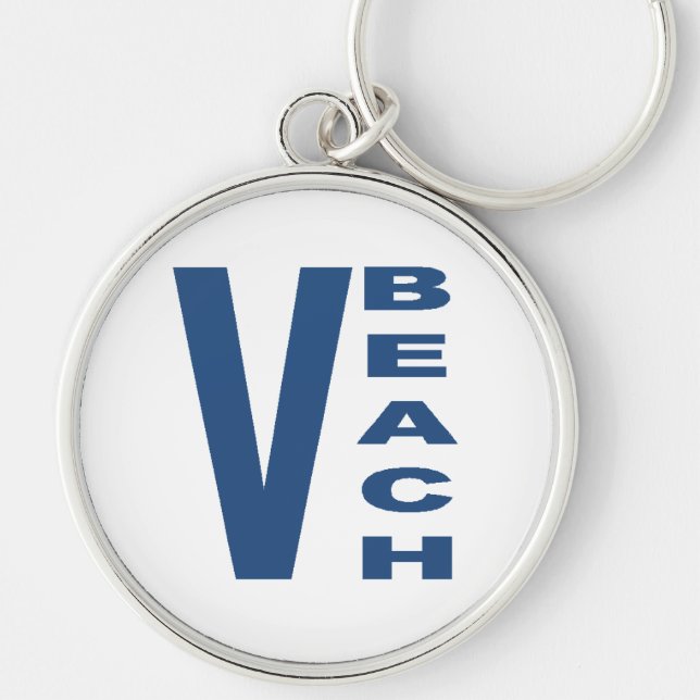 Porte-clé rond Premium VIRGINIA BEACH  Key Ring (Front)