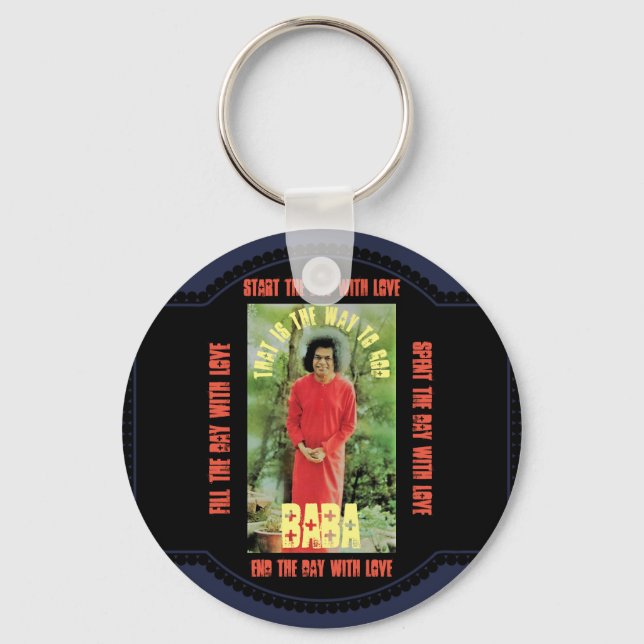 Porte-clé Sathya Sai Baba Love Key Ring (Front)