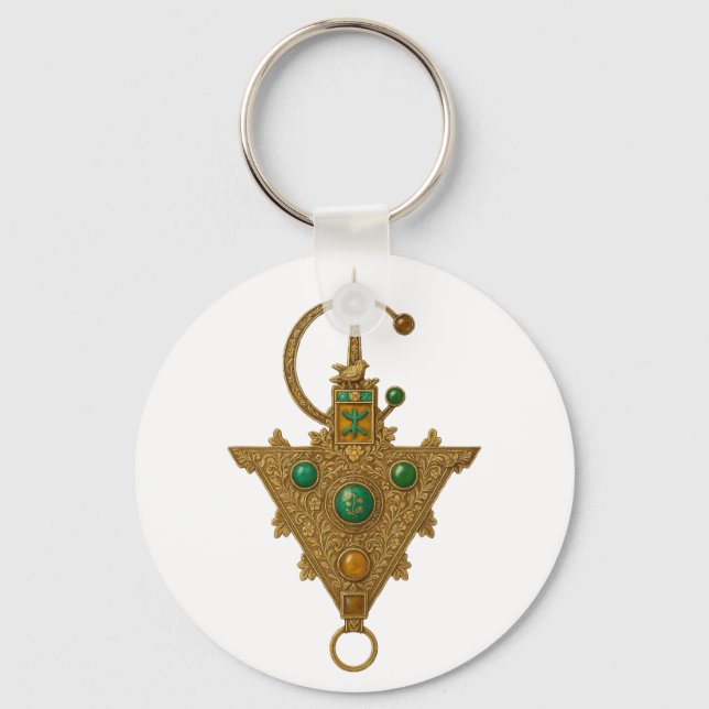 Porte clé Tamazigh TAZERZIT  Key Ring (Front)