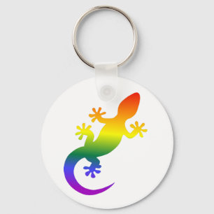 Porte-clés Gecko rainbow Key Ring