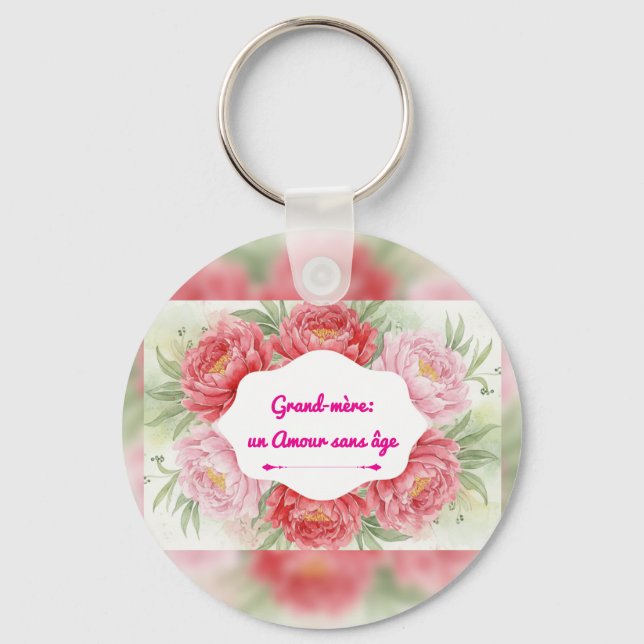 Porte-clés personnalisable key ring (Front)