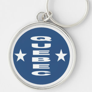 Porte-clés rond Premium QUEBEC Key Ring