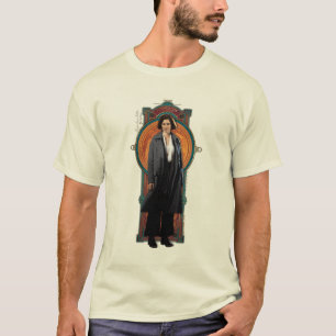 PORTENTINA GOLDSTEIN™ Art Deco Panel T-Shirt