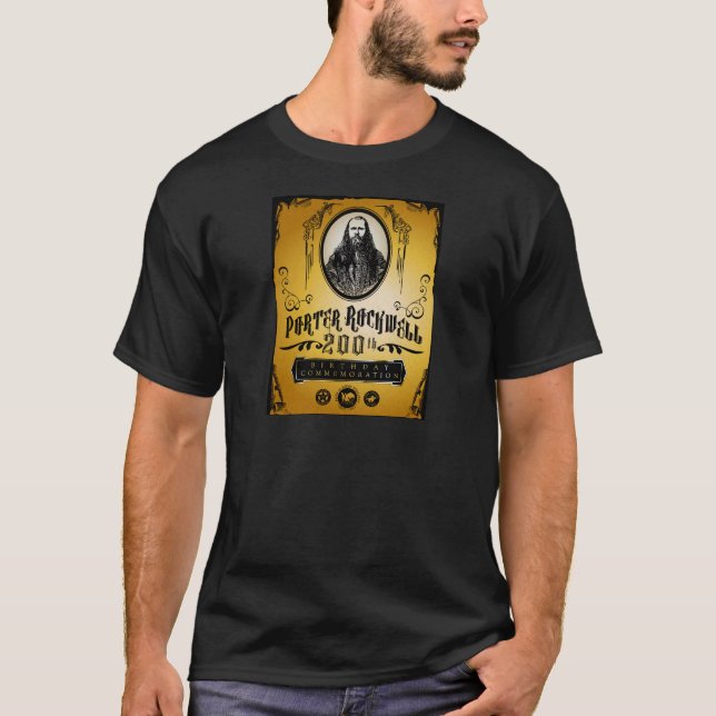Porter Rockwell 200th Birthday - Colour T-Shirt (Front)