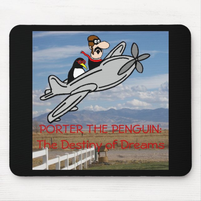 PORTER THE PENGUIN MOUSE PAD (Front)