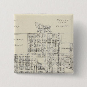 Porterville 15 Cm Square Badge